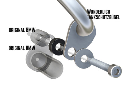 Wunderlich adaptersats tankskyddsbåge ULTIMATE
