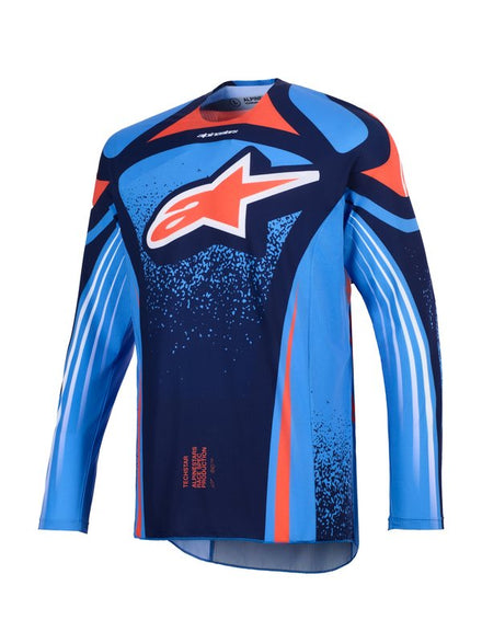 Alpinestars Crosströja Techstar Nomur Navy/Orange/UCLA Blå Techstar Nomur Navy/Orange/UCLA Blå