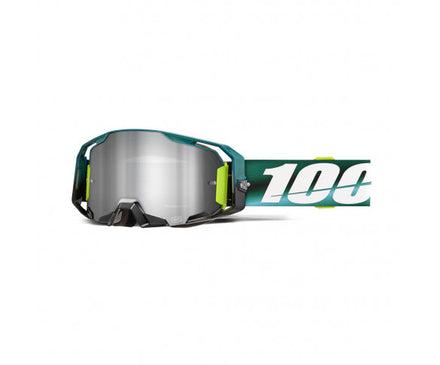 100%, ARMATIC POLARITY Crossglasögon - Mirror Silver Lins