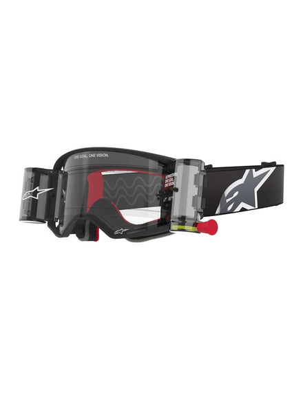 Alpinestars Glasögon Supertech CORP Crossglasögon Svart/Grå/Klart ROLL-OFF