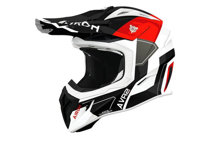 Airoh Aviator Ace 2 Shield Röd Glansig