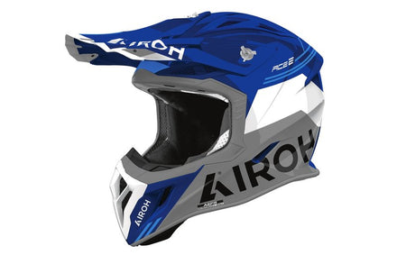 Airoh Aviator Ace 2 Fury Blå Glansig
