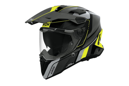 Airoh Commander 2 Adventurehjälm - Skip Gul Matt