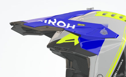 Airoh Aviator 3 Peak Skärm Hima Blue Gloss