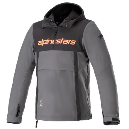 Alpinestars Hoodie Sherpa Svart/Grå/Röd
