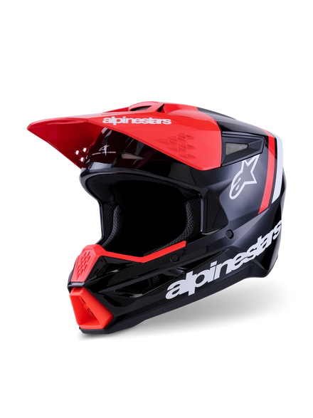 Alpinestars SM3 Crosshjälm - Radium Svart/Röd/Vit