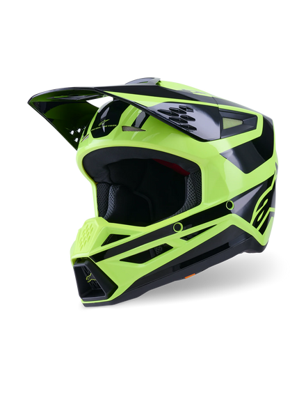 Alpinestars SM3 Crosshjälm - Heat Gul/Svart