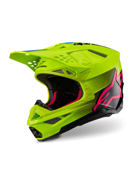 Alpinestars Supertech M10 Crosshjälm - Unite Gul Fluo