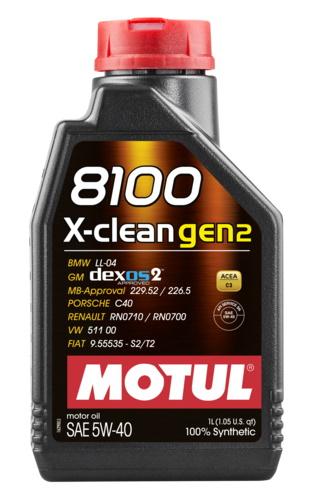 MOTUL 8100 X-CLEAN GEN2 5W-40 1L