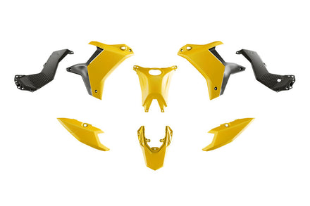 Rtech Plastkit Revolution SVART Gul – Yamaha TÉNÉRÉ 700 (KITT72GY1)