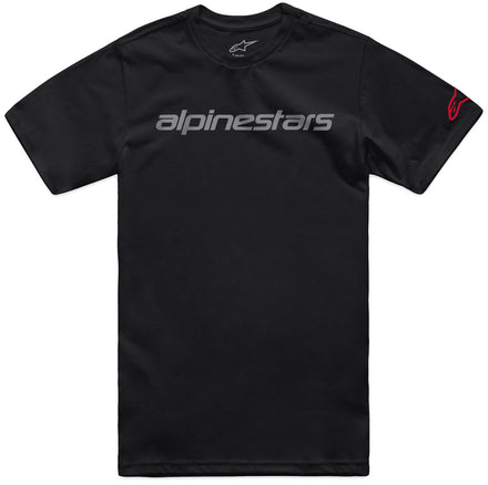 Alpinestars T-Shirt Linear Wordmark 2.0 CSF Svart/Grå/Röd