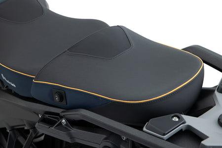 Wunderlich passagerarsadel AKTIVKOMFORT med sätesvärme Imperial Blue-Gold R 1300 GS