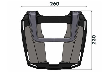 Hepco&Becker Easyrack topboxhållare R 1300 GS