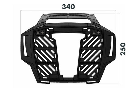 Hepco&Becker Alurack topboxhållare R 1300 GS