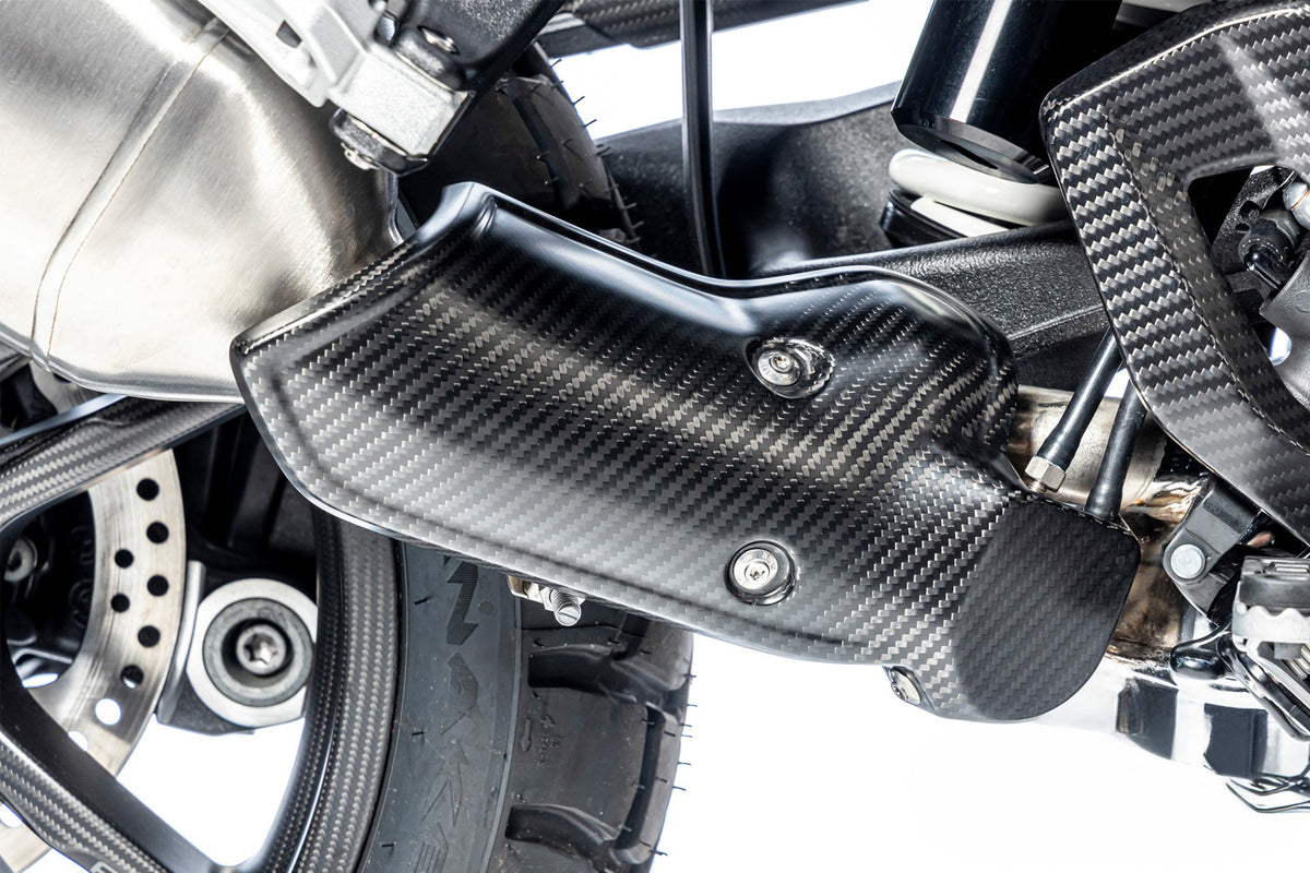 Ilmberger kolfiber avgashetteskydd nedre R 1300 GS (Adventure)