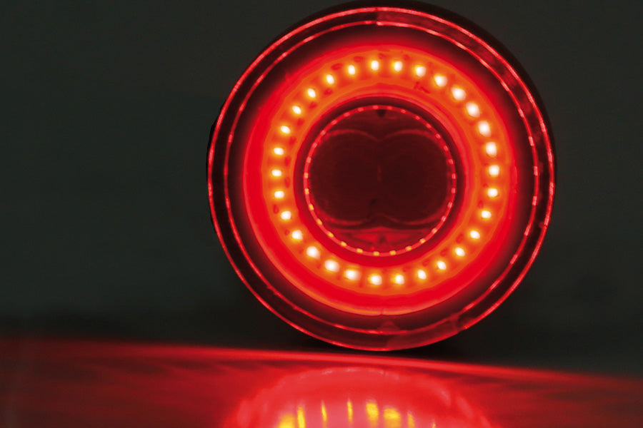 HIGHSIDER LED bak-/bromsljus med APOLLO BULLET blinkers R 18