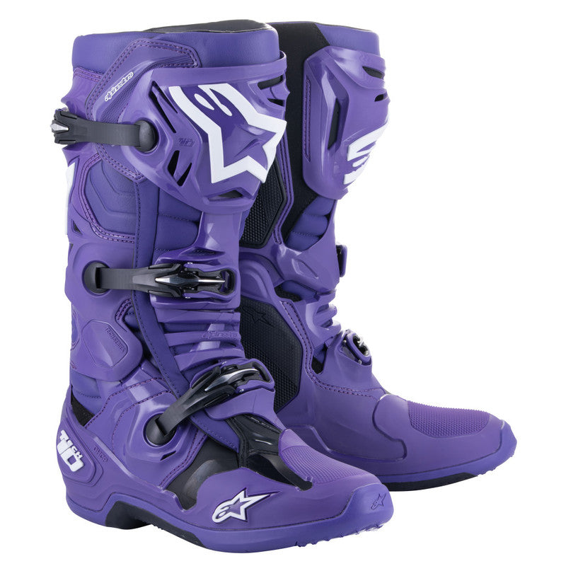 Alpinestars Tech 10 Crosstövlar Lila/Svart