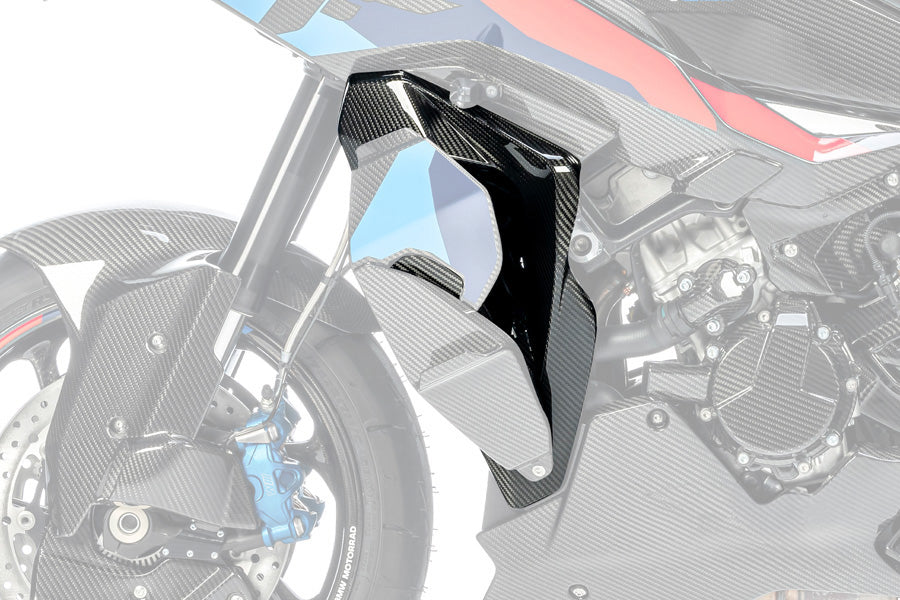 Ilmberger kolfiberkåpa vattenkylare + winglet-fäste M 1000 XR vänster