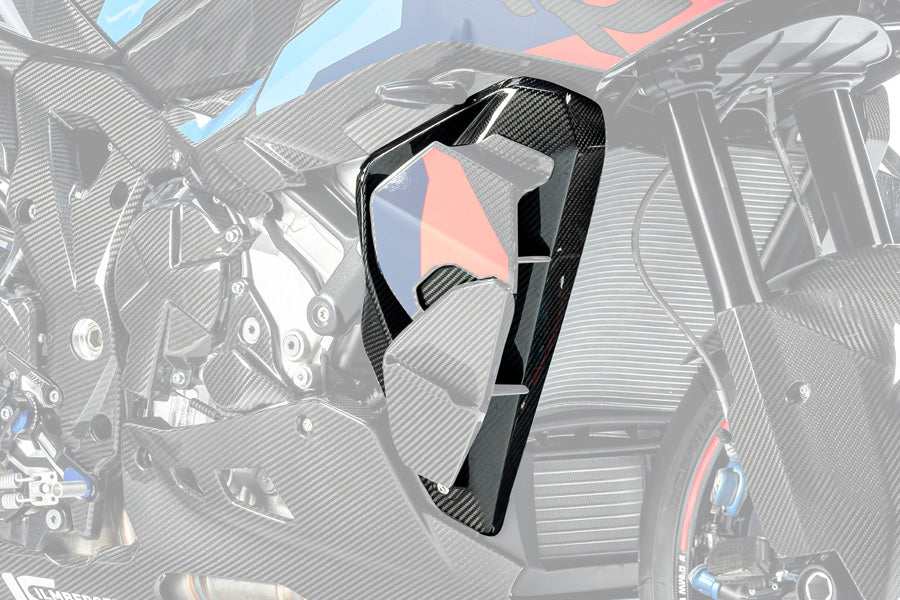 Ilmberger kolfiberkåpa vattenkylare + winglet-fäste M 1000 XR höger