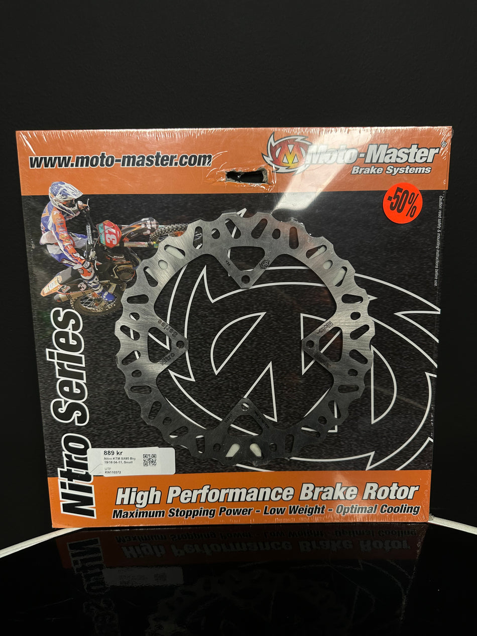 Nitro KTM SX85 Big 19/16 04-11, Small 17/14 04-> Fram (Diam 218mm)