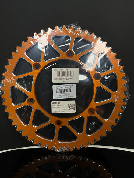 KTM 125-525, 92-> std Orange