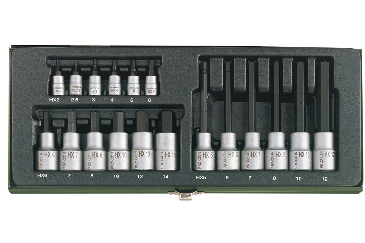 PROXXON insexhylsset special 18 delar