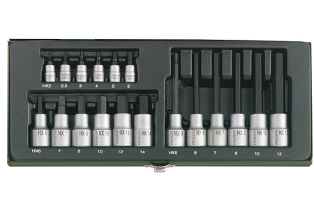 PROXXON insexhylsset special 18 delar