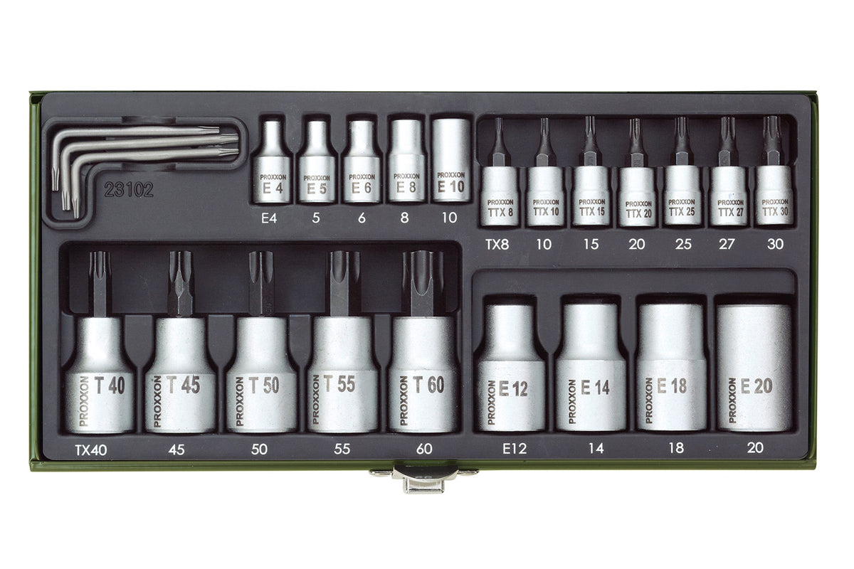 PROXXON Torx hylssats 23 delar