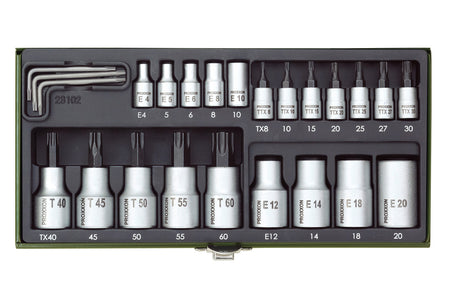 PROXXON Torx hylssats 23 delar