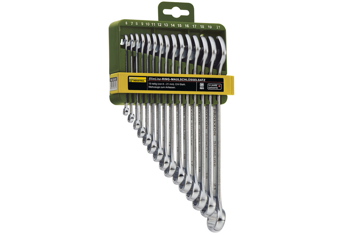 PROXXON SlimLine ringnyckelsats 15 delar