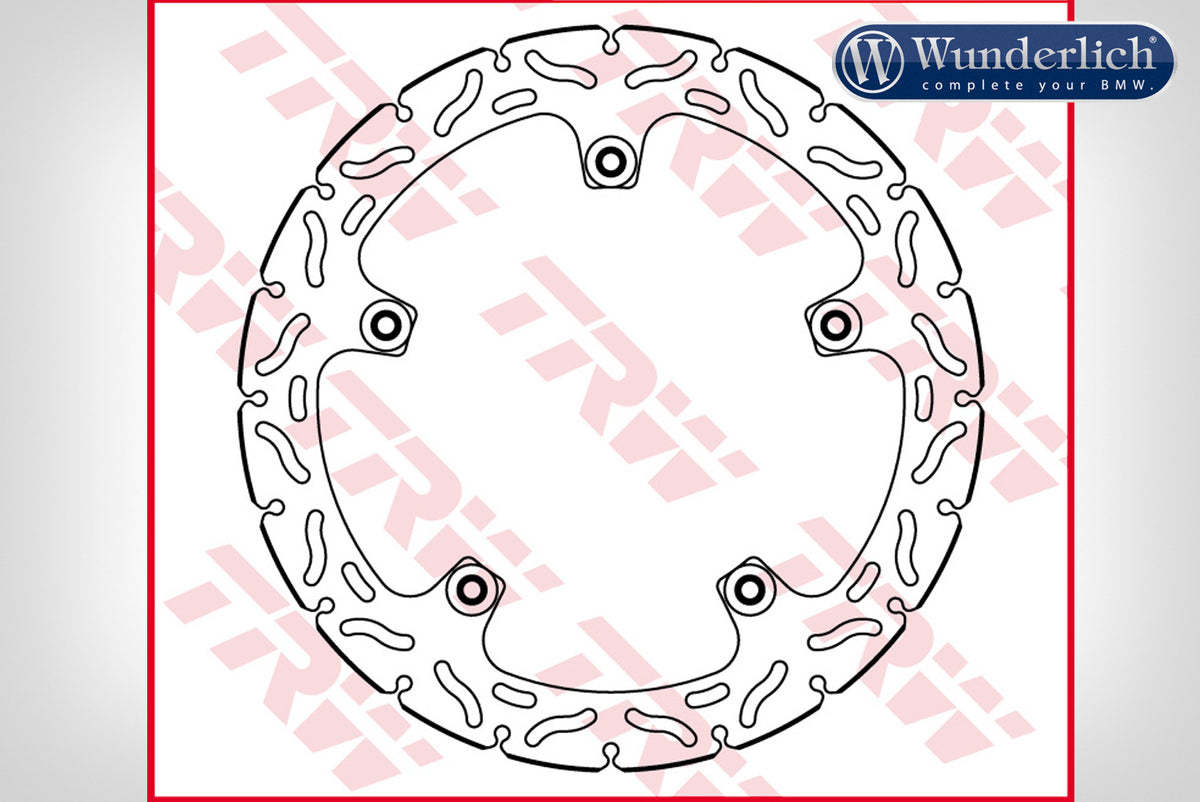TRW bromsskiva RAC design fram