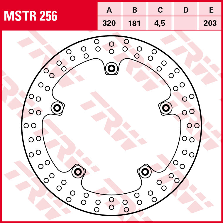 TRW bromsskiva MSTR256 standard S 1000 RR