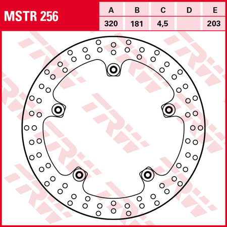 TRW bromsskiva MSTR256 standard S 1000 RR