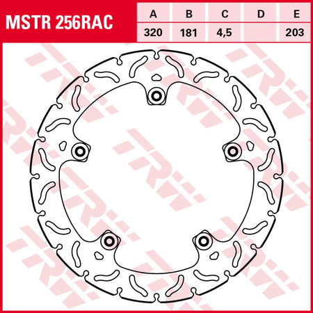 TRW bromsskiva MSTR256RAC fram S 1000 RR