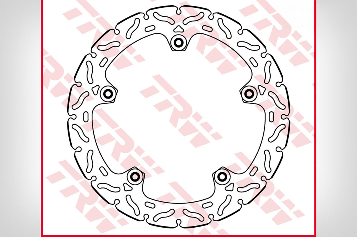 TRW bromsskiva RAC design fram