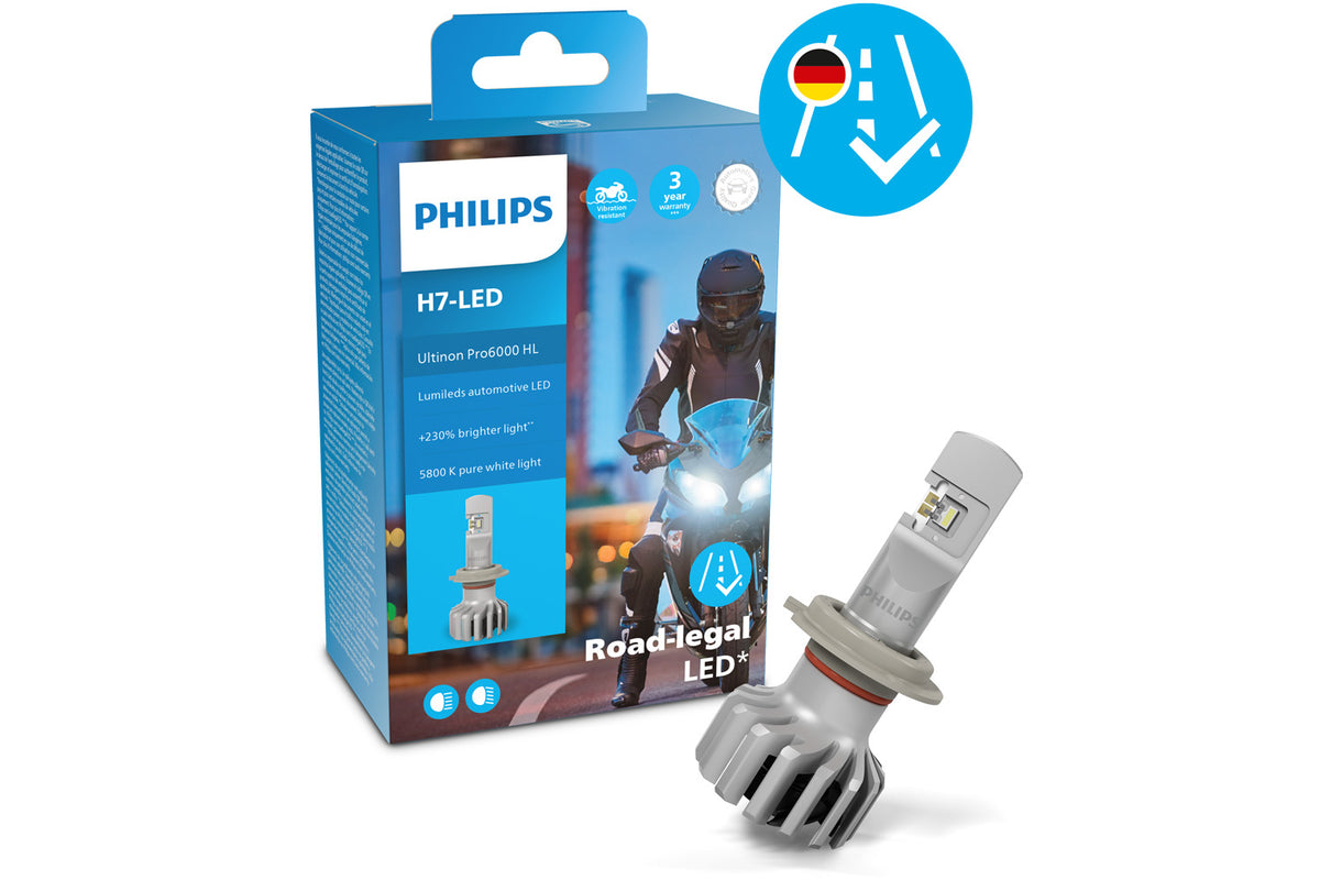 H7 Philips Ultinon Pro6000 LED-lampa