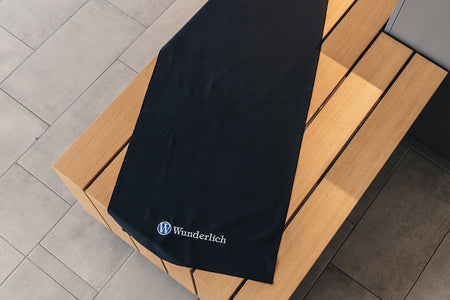 Wunderlich kompakt badhandduk mikrofiber svart
