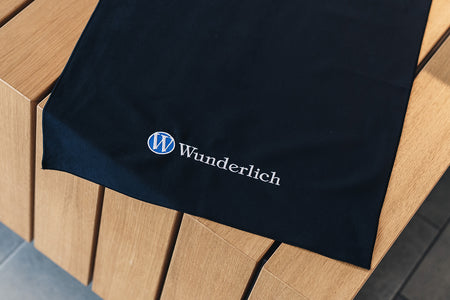 Wunderlich kompakt badhandduk mikrofiber svart
