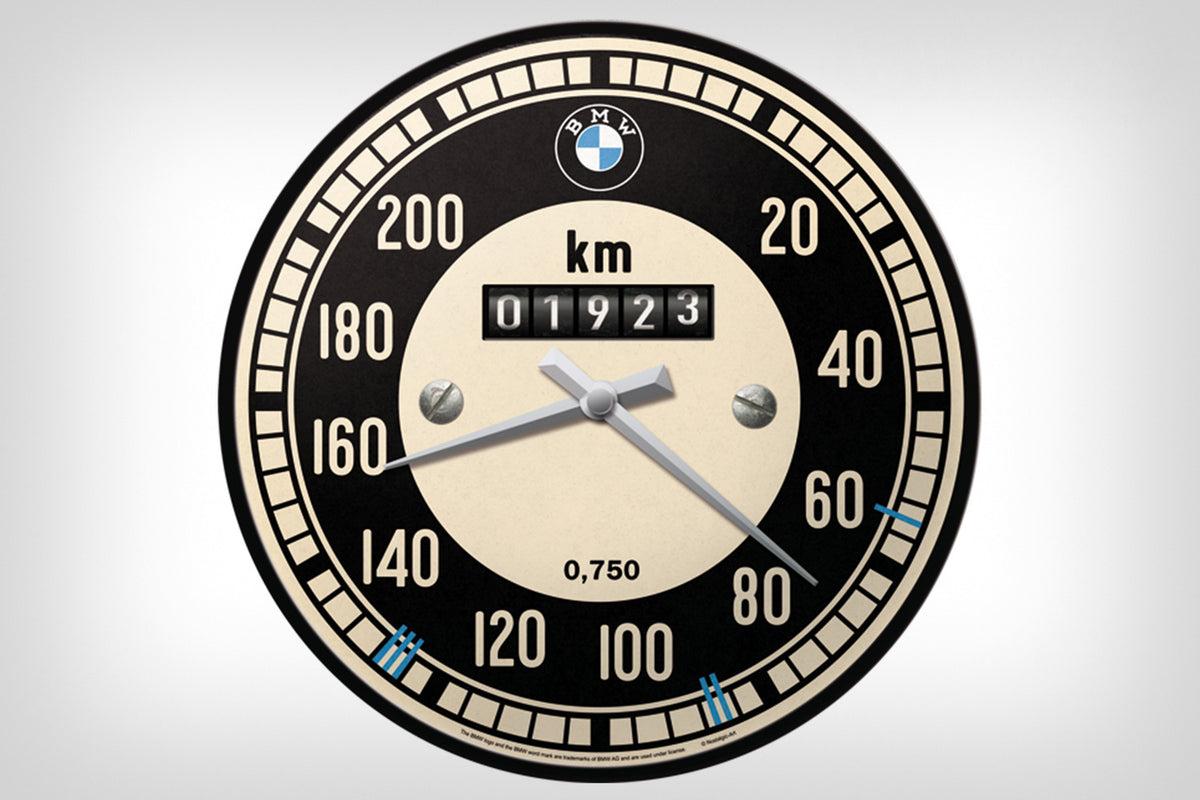 BMW Speedometer väggklocka - Nostalgic Art
