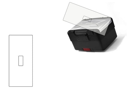 Wunderlich skyddsfilm PremiumShield BMW Vario-Topcase med alukant
