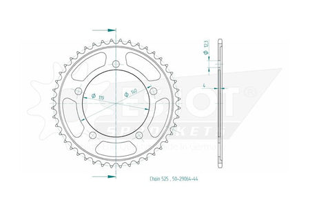 Regina HPE 525 kedjekit 122 länkar F 750 GS / F 800 GS