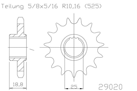 Regina HPE 525 kedjekit 116 länkar