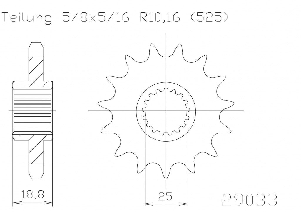 Regina HPE 525 kedjekit 120 länkar F 800 R