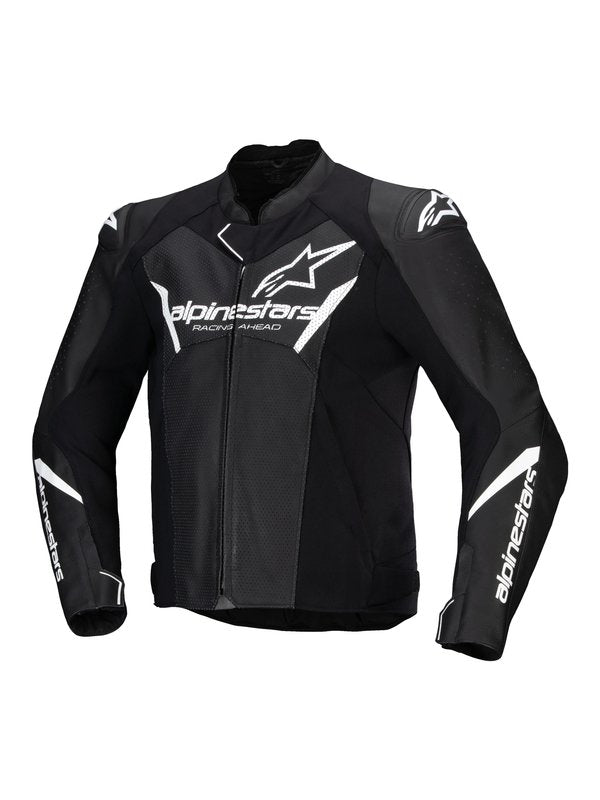 Alpinestars Skinnjacka Faster v3 Airflow Svart/Vit