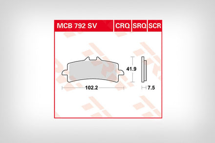 Bromsbelägg sintermetall fram HP4