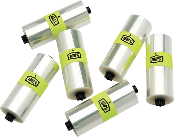 100% Armega/ARmatic Forecast Goggle Roll-Off Film Kit 6 st/pkt