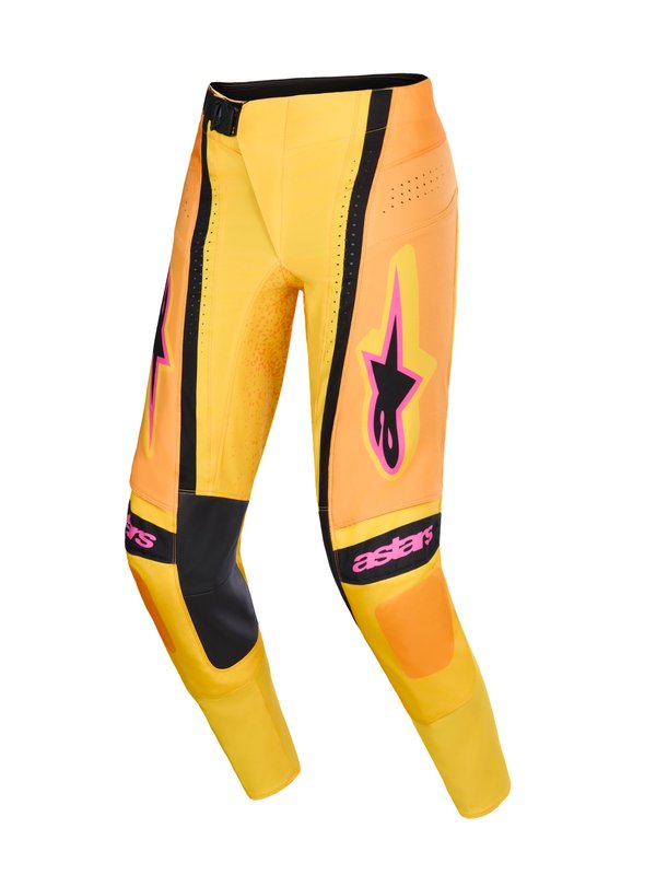 Alpinestars Crossbyxor Techstar Nomur Orange/Gul/Rosa