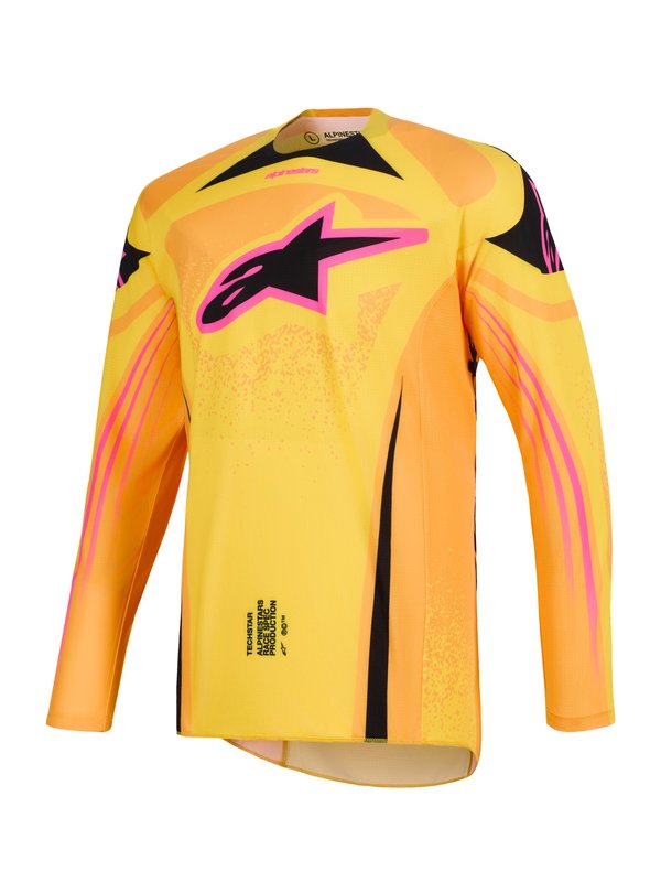 Alpinestars Crosströja Techstar Nomur Orange/Gul/Rosa