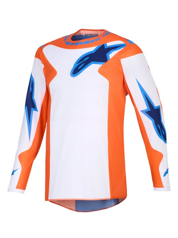 Alpinestars Crosströja Fluid Grid Orange/UCLA Blå
