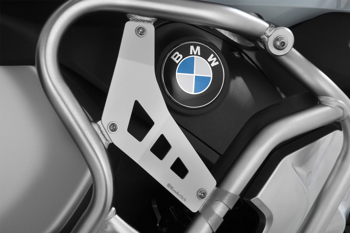 Wunderlich fyllplåtar för tankskyddsbågeförlängning R 1250 GS Adventure silver